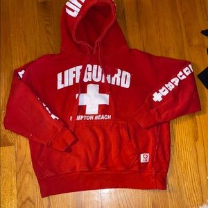 life guard hooded sweatshirt ❤️⚓️